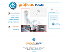 Tablet Screenshot of graficasrocer.com
